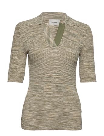 Smooth Knit Top 22-02 Green HOLZWEILER