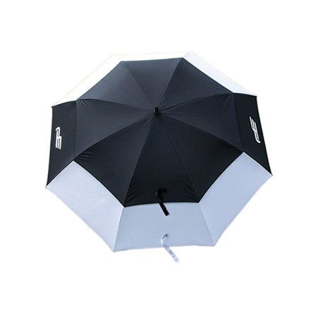 53 Tuuman Golf-Sateenvarjo Automaattinen Avaa Vedenpitävä Sateenvarjo Tuulettuva Kestävä Musta