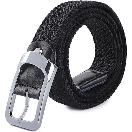 Strækrem Flettet rem Elastisk stofrem Flettet unisex rem til mænd og kvinder