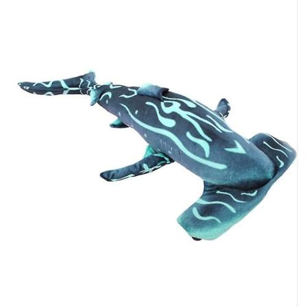 Livsliknande djur hammarhaj plyschleksak kudde stor haj plyschleksak för barn pojkar julklapp födelsedagspresent 100cm