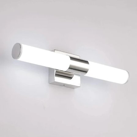 Baderomsbelysning, 7degobii 16" tommer 16w 6000k Krom LED Speillamper for Baderom Vegglamper Bar Belysning