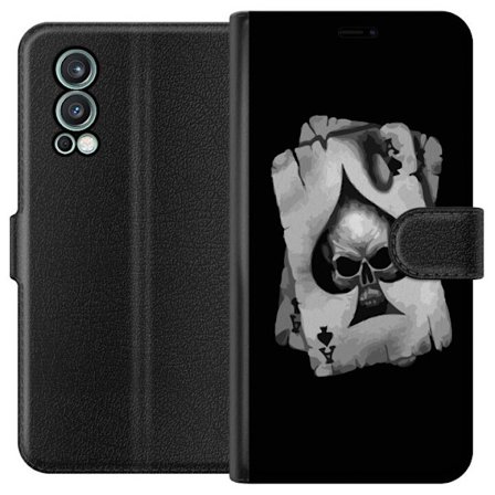 Yhteensopiva Lompakkokotelo OnePlus Nord 2 5G Luuranko Karttadeckki