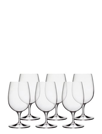 Luigi Bormioli | Vandglas På Fod Palace 32 Cl 6 Stk. Klar | 32 CL