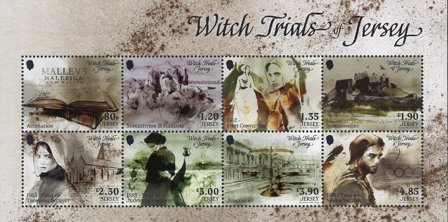 Jersey - Hekseforfølgelser - Postfrisk miniark