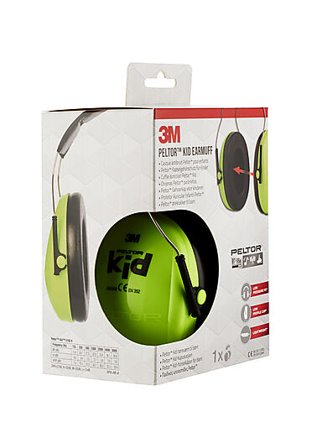 3M HØRSELVERN PELTOR KID GRØNN H510AKGC1