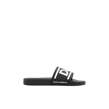 Dolce & Gabbana, Slides Czarny, Mężczyzna, Rozmiar: 41 EU