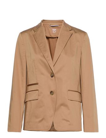 Jajuna Blazers Single Breasted Blazers Beige BOSS