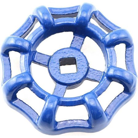 Utendørs vannkran i støpejern med rundt hjulhåndtak, slangekranhåndtak, vannkranhåndtak