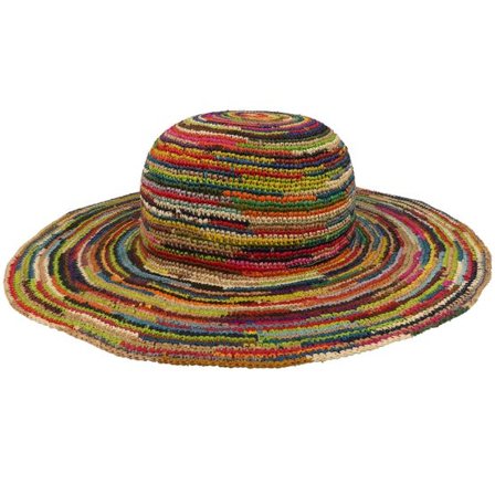 MJM Hats - Multi sunhat Hatt - Kate W 41 Raffia Unico Straw Hat @ Hatstore