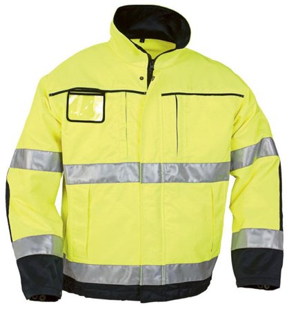 Top Swede 3816 Jakke Uforet, Bemærk, Gul/Marineblå XXL, Tøj