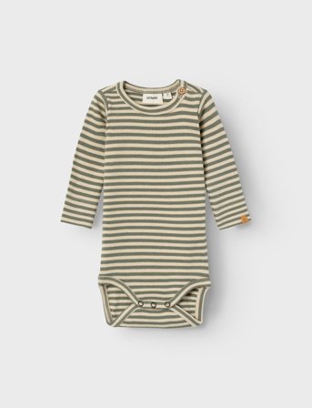 Lil'Atelier Nbmgago Ls Slim Body Lil Noos - Green - 68