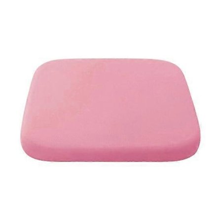 Sittdyna i memory foam med remmar, långsam återhämtning, lämplig för alla årstider, halkfri, tvättbar - Perfekt rosa, stor storlek.