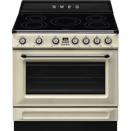 Smeg Induksjonskomfyr Victoria TR90IMP 90 cm, creme