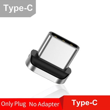 Magnetisk USB Type C-adapter för iPhone X Samsung Xiaomi USB C Magnetisk adapter Typ C hona till Micro USB hane kontakt-endast iOS-kontakt
