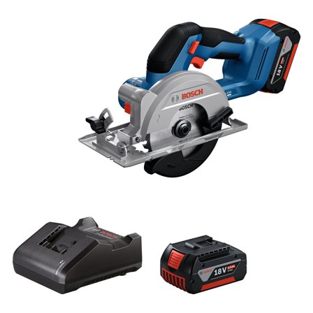 Bosch GKS 18V-51 Cirkelsåg med batteri och laddare 06019M3122, Maskiner