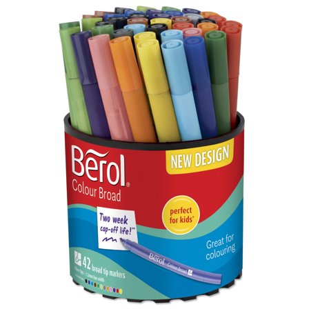 Colour Broad Tip 42-pack