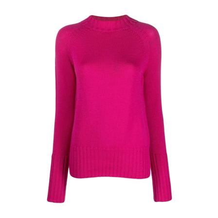 Drumohr Round-neck Strik Pink, Dame Striktrøjer