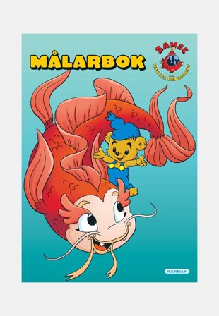KÄRNAN Målarbok Bamse och havets hemlighet Skapa & pyssla Unisex ONESIZE