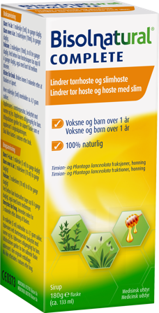 Bisolnatural Complete hostesirup 133 ml