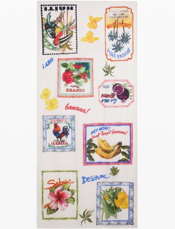 Desigual Paradise Rectangle - Multi/patterned - ONE SIZE