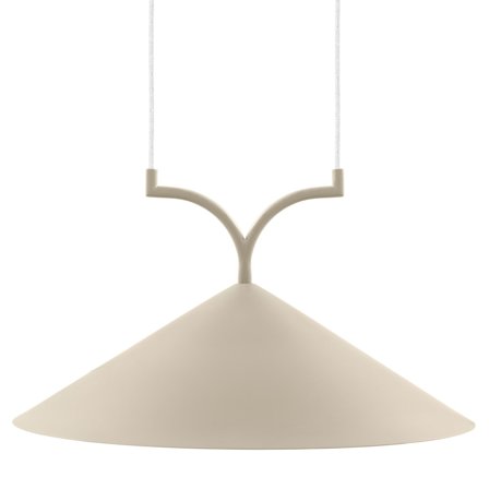 Globen lighting Curve pendel lampe 50 cm, beige | KitchenOne