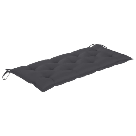 Vidaxl Bänkdyna För Trädgården Antracit 120x50x7 Cm Tyg Antracit