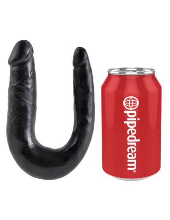 Sexleksak För Parlekar - Sexig U-shaped Small Double Trouble - Black - Upptäck sexleksaker hos vuxen.se - Dildos, vibratorer, kulor, piskor, stapons &