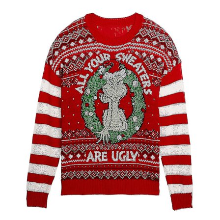 Dr. Seuss The Grinch Genser Merry Grinchmas Morsom Stygg Topp Sweatshirt Julegave Z