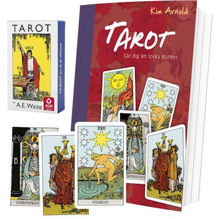 Tarotpakke: Tarotbog + Waite svensk tarot (pocket)