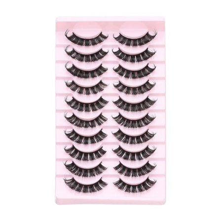 10 par 3D Mink DD Curl Ryska lösögonfransar