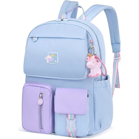 Regnbåge Förskola Ryggsäck Vattentät Skolryggsäck Liten Barn Bokväska för Tonåringar Flickor Present