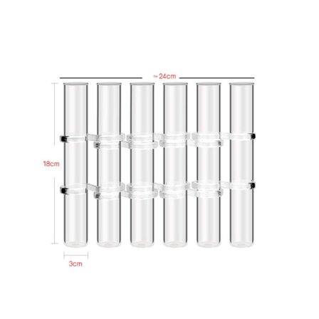 Gångjärnsförsedd blomstervas Glasvas C C