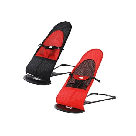 Hengegystol for hunder og katter - sammenleggbar dyreseng, bærbar sovestol, svart