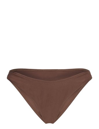 Gina Tricot High Leg Bikini Brief - Brown - XL