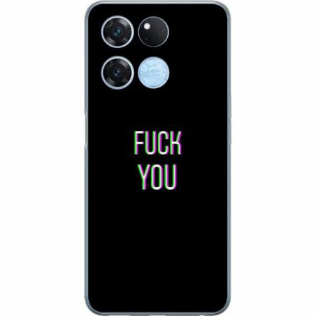 Oneplus Ace Racing Mjukt Skal - Fuck You *