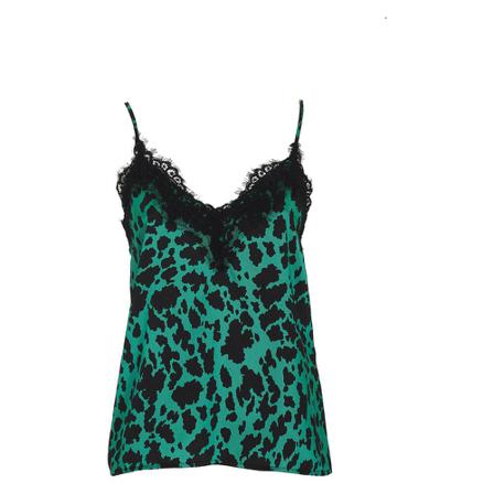 Liu Jo TOP TS NAV ST ALL Green , Groen , Dames , Maat: L