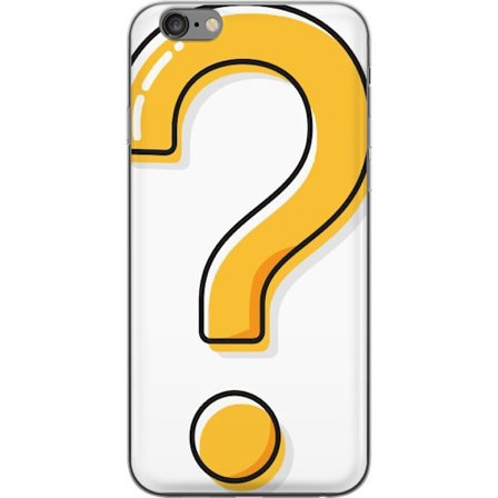 Yhteensopiva Puhelinkuori Apple iPhone 6 Plus Kysymysmerkki