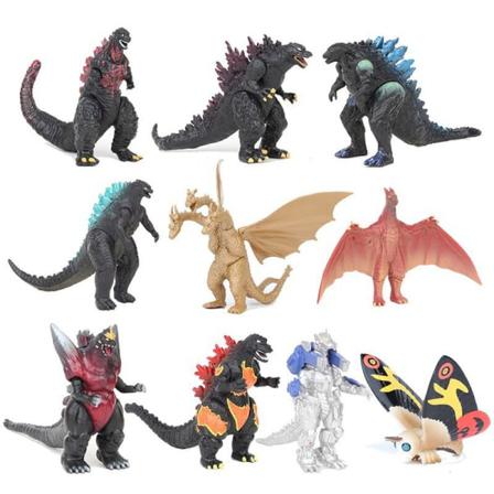 10 St Godzilla King Of Monsters Figurbarnleksak