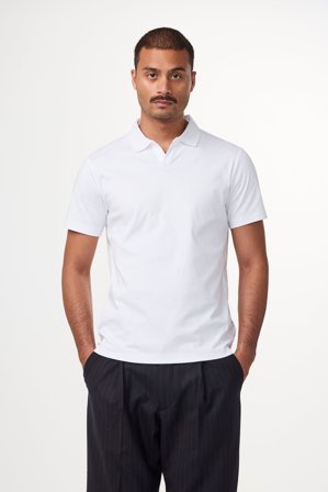 NN.07 Paul 3525 Polo Male White Organic Cotton