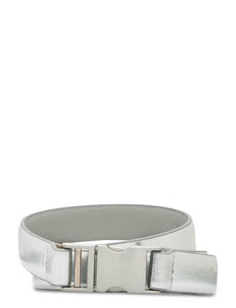 Mango | Metal Fastening Leather Belt | S