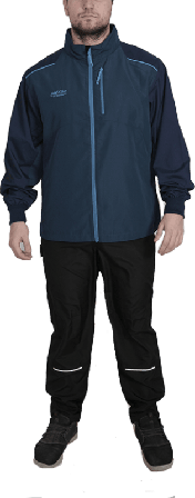 Dobsom Men's Walk ́N ́Run Set Men unlined workout jackets Blue L