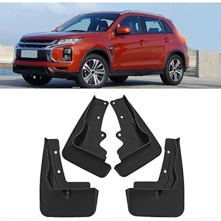 4kpl Auton roiskeläpät Mitsubishi ASX 2020-2023, etu- ja takasuoja, kestävä lokasuojan roiskeläppäsarja ASX:lle