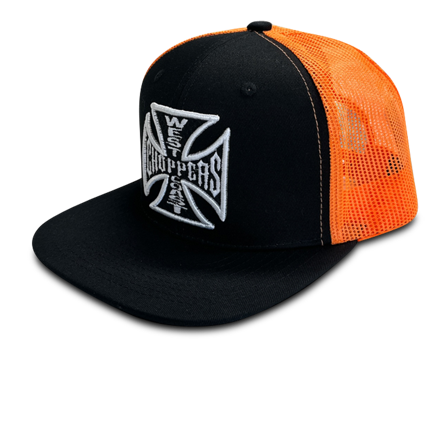 Caps West Coast Choppers OG Flatbill Svart/oransje Onesize