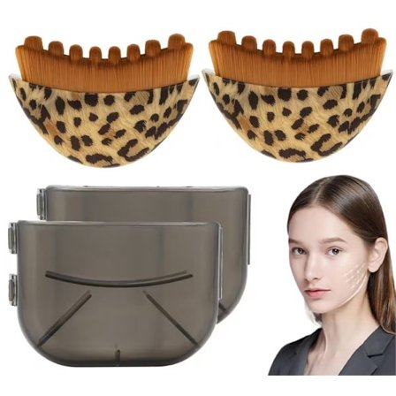 1/2/3-pakning Lymfedrenasjebørste - Ansiktsbørste for lymfedrenasje og skånsom massasje, perfekt for daglig hudpleie