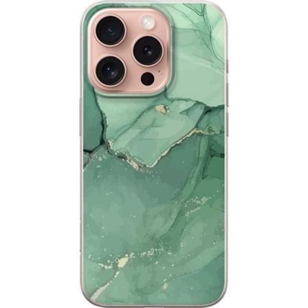 Apple iPhone 16 Pro Gjennomsiktig deksel Grønn Marmor