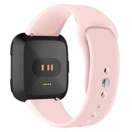 Fitbit Versa Lite klockband av silikon - Storlek: S / Pink