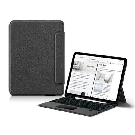 2-i-1 Touchpad Tangentbordsfodral Kompatibelt med Pad Air 11 (2024/2025) - Bluetooth Tangentbord & Skyddande Fodral