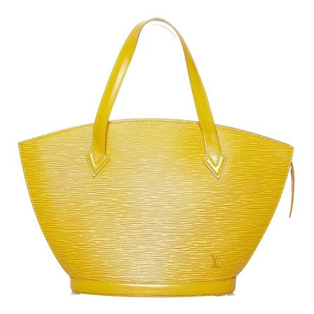 Louis Vuitton Vintage, Tote Bags Geel, Dames, Maat:ONE Size
