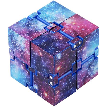Infinity Cube - Universum - Evighetskub - Fidget Toy Lila