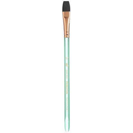 Princeton Neptune Syntetpensel kort skaft Aquarelle Flat St 1/2
